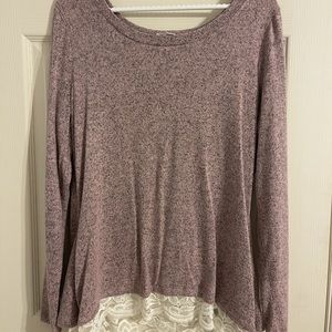 Soft Lace Long Sleeve